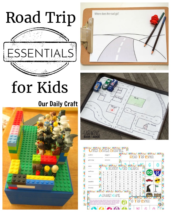 You and Your Kids will Love these Road Trip Activities - Our Daily Craft